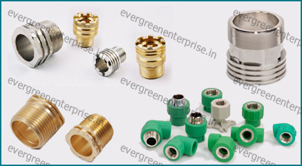 Brass Male Inserts for PPR Fittings